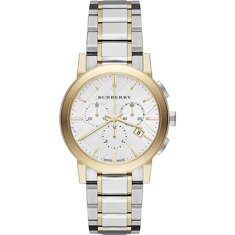 Burberry The City Watch Two Tone Chronograph 